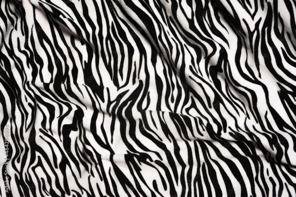 Fabric background with zebra animal print texture Fabric background with zebra animal print texture