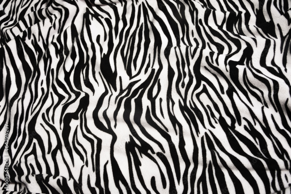 Fabric background with zebra animal print texture Fabric background with zebra animal print texture