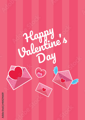 valentines day card art design