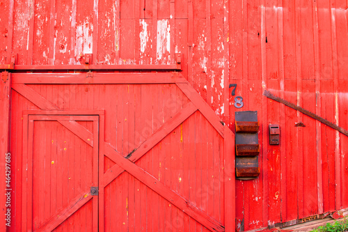 Red Barn Door