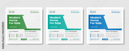 Real Estate Social Media Post And Web banner
