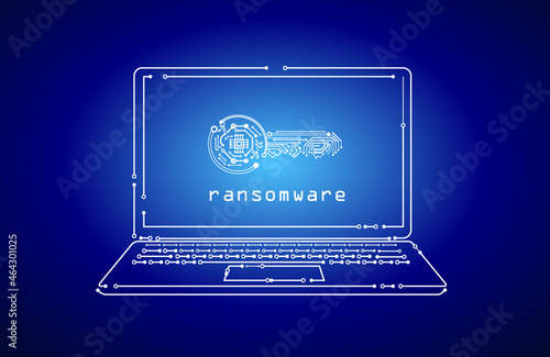 Ransomware illustration