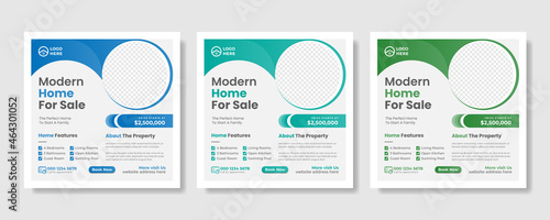 Real Estate Social Media Post And Web banner