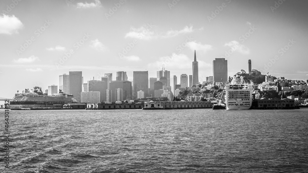 SAN FRANCISCO, USA - SEPTEMBER 15: cityscape on September 15, 2015 in San Francisco, California, United States. It was founded on June 29, 1776.