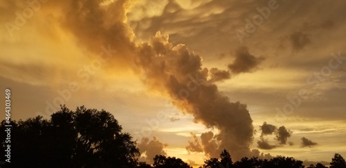 Spectacular Cloud Formation During Florida Sunset