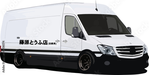 Mercedes sprinter trueno ae86 jdm drift car
