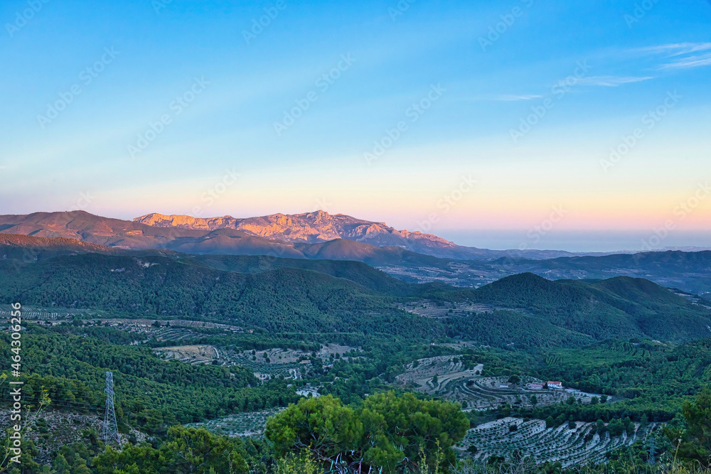 Sunrise in the Cabeco D'or mountains