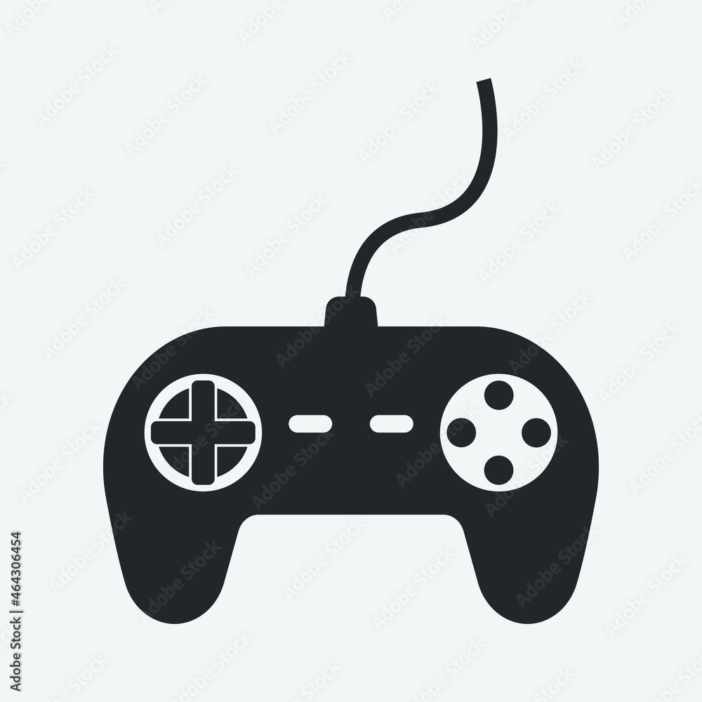 Gamepad vector icon illustration sign Gamepad vector icon illustration sign
