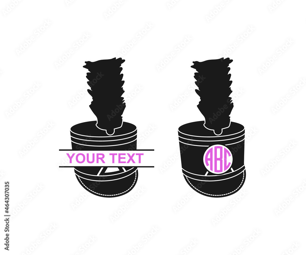 Fototapeta Marching Band Hat , Marching Band Hat Vector, Marching Band