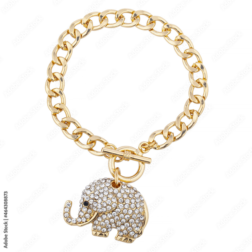 golden necklace with chain