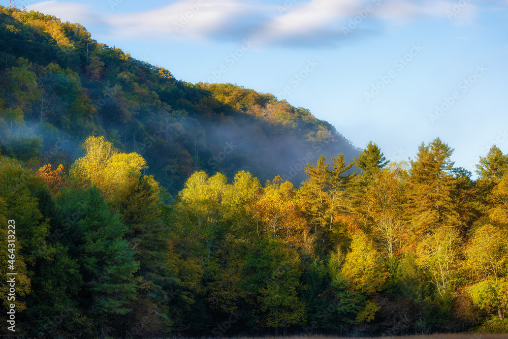 Cataloochee Valley in the Smoky Mountains, North Carolina,