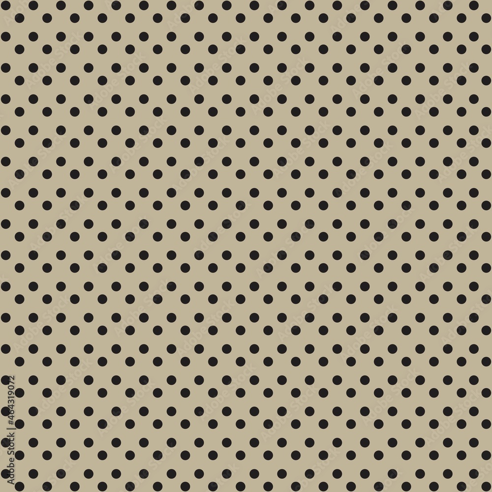Brown and Black Polka Dot seamless pattern. Vector background. Brown and Black Polka Dot seamless pattern. Vector background.