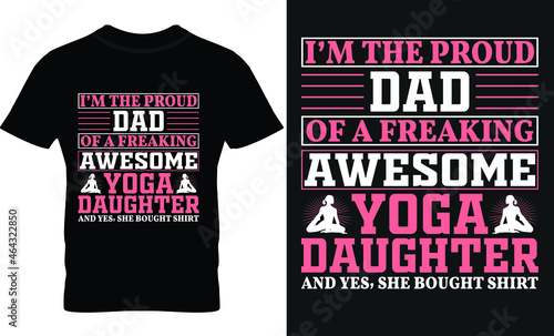 Yoga/ Gym/ Fitness T-Shirt Design.