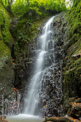 Fototapeta Naklejka Na Ścianę i Meble -  Nuzhetiye Waterfall, Golcuk, Kocaeli, Turkey