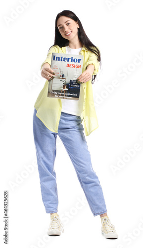 Beautiful teenage girl with...