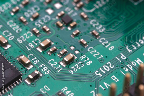 electronic component, electric circuit,close up  circuit © pattama