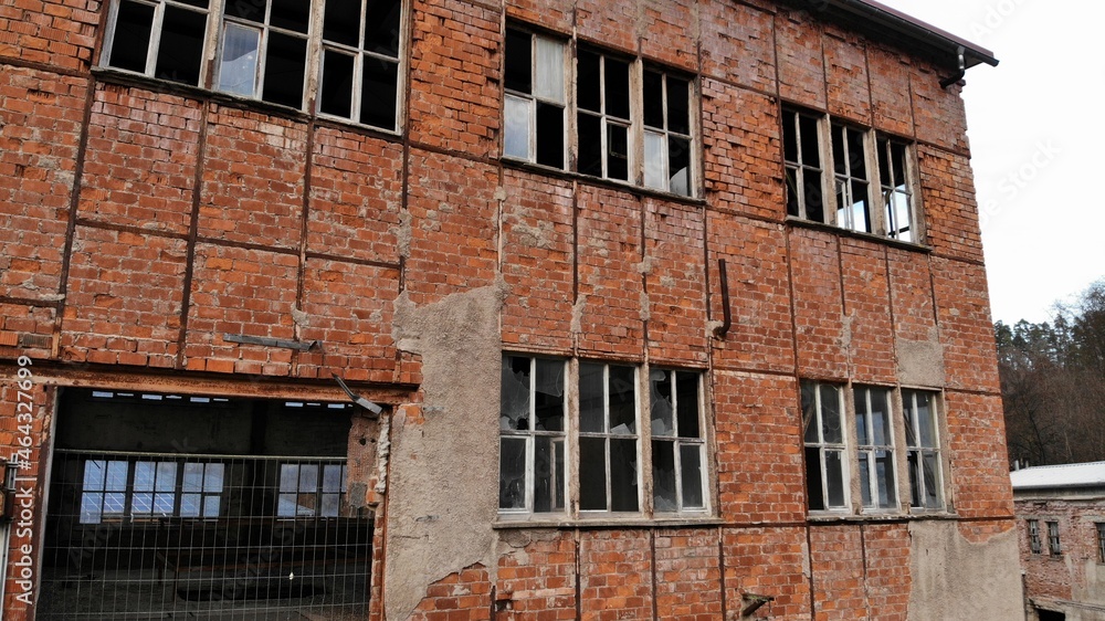 Lost Place, old industrial building Lost Place, old industrial building