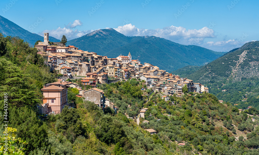 Scenic sight in Carpineto Romano, beautiful little town in the province of Rome, Lazio, Italy.