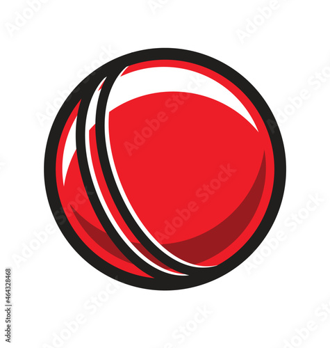 stylized cartoon cricket ball