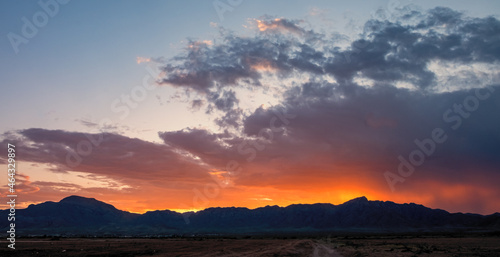 El Paso Frnaklin Mountain Sunset photo