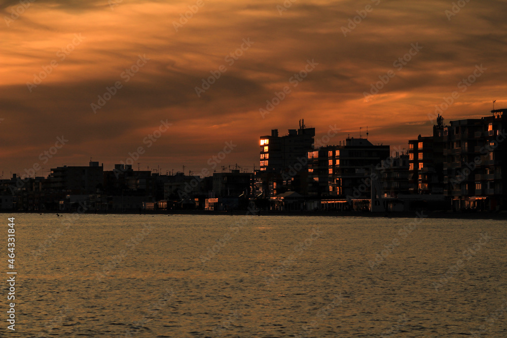 Beautiful and Colorful Sunset in Santa Pola Beautiful and Colorful Sunset in Santa Pola