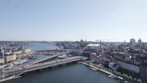 Wallpaper Mural Metro and road bridges in Stockholm Torontodigital.ca