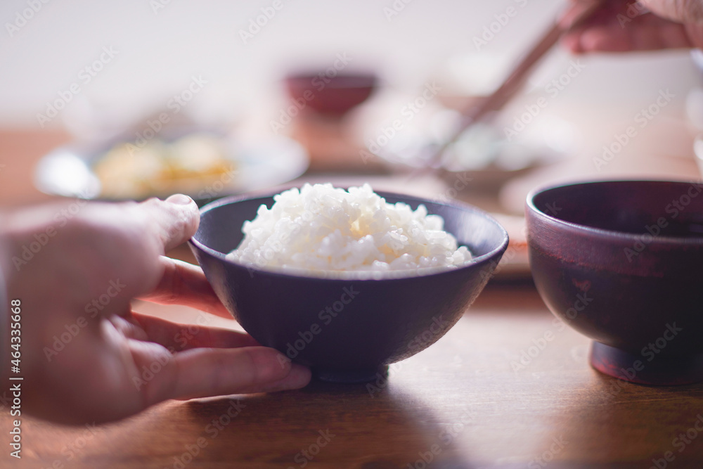 和の朝食とご飯 和の朝食とご飯