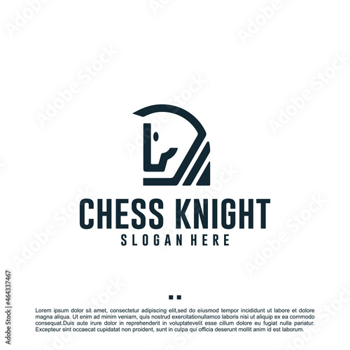 chess knight, logo design inspiration