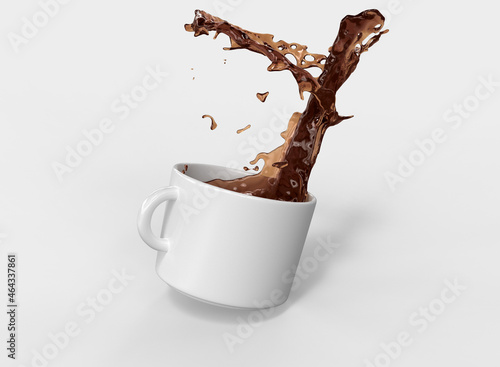 3d Coffee Mug Splash Mockups
