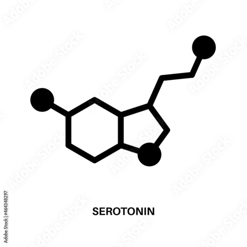 Serotonin formula icon