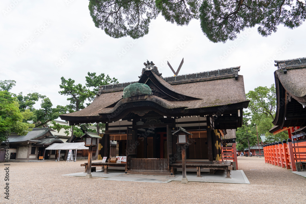 Fototapeta premium [大阪府]住吉大社境内（第二本宮幣殿）