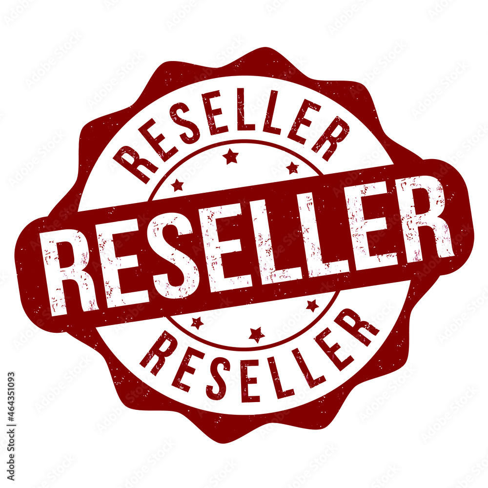 Reseller grunge rubber stamp on white background, vector illustration Reseller grunge rubber stamp on white background, vector illustration