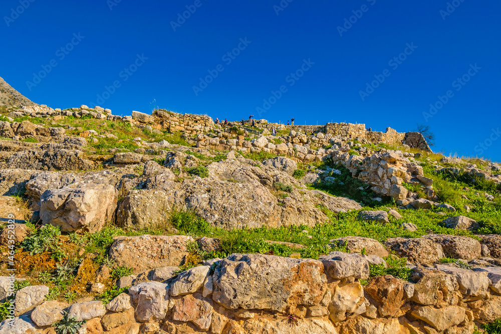 Mycenae City, Peloponnese, Greece