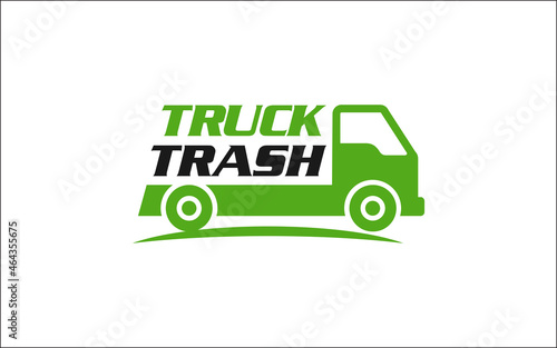 Illustration vector graphic of junk removal solution services logo design template-05