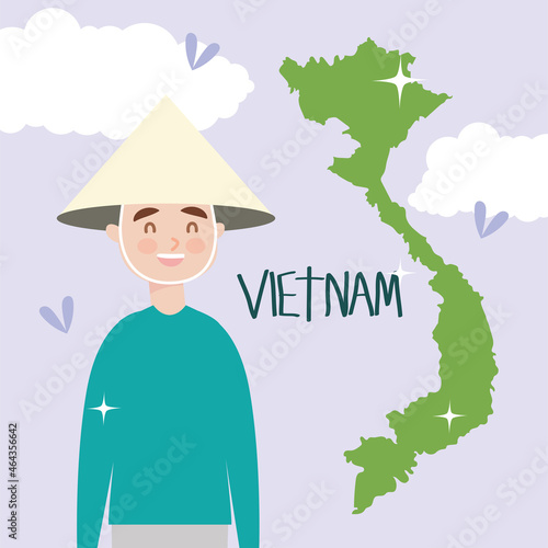 Vietnam illustration design