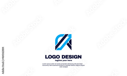 vector simple networking logo corporate company business and branding design template