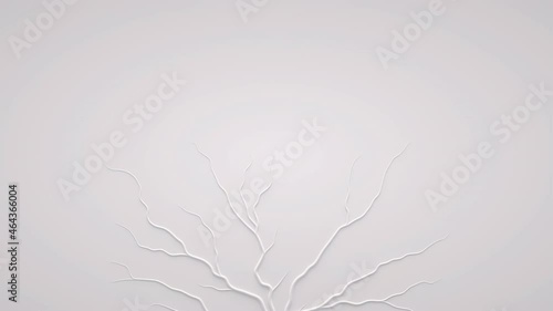 Growing tree roots or veins. Lines growth bright motion background photo