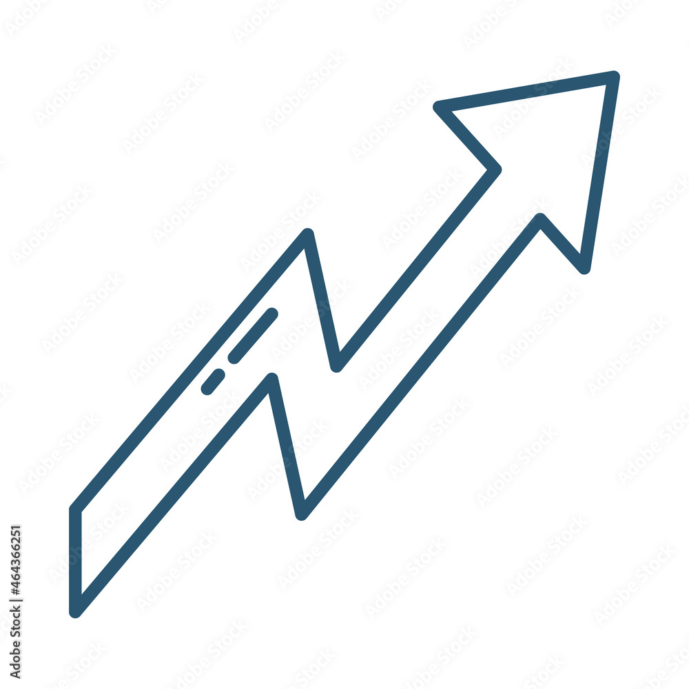 ascending arrow icon ascending arrow icon
