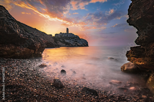 vigilance tower over the sea