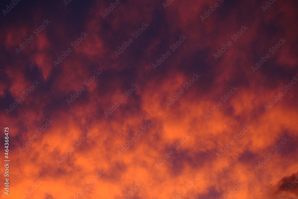 美しい夕焼けの風景 美しい夕焼けの風景