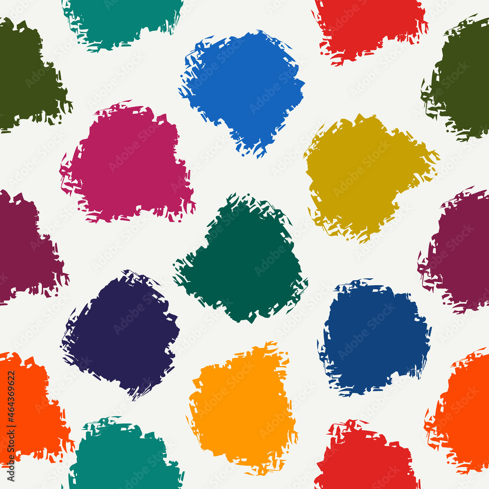 Freehand spots seamless pattern. Animal skin handdrawn print. Wildlife, natural camouflage background. Paint brush texture Freehand spots seamless pattern. Animal skin handdrawn print. Wildlife, natural camouflage background. Paint brush texture
