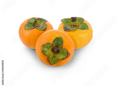 persimmon isolated  on white background