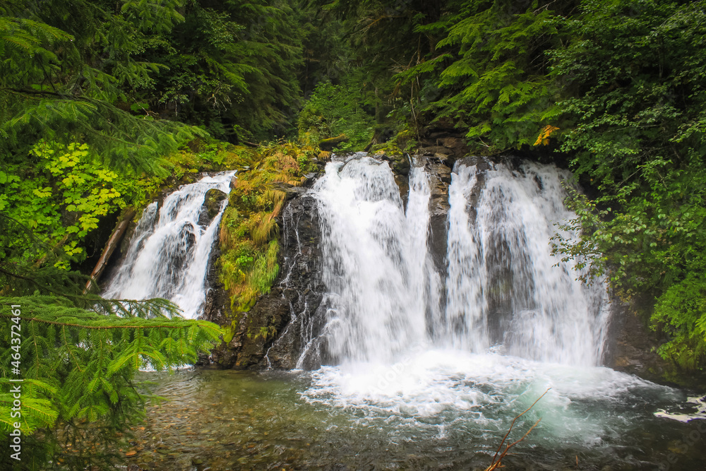Waterfall in Juneau Alaska