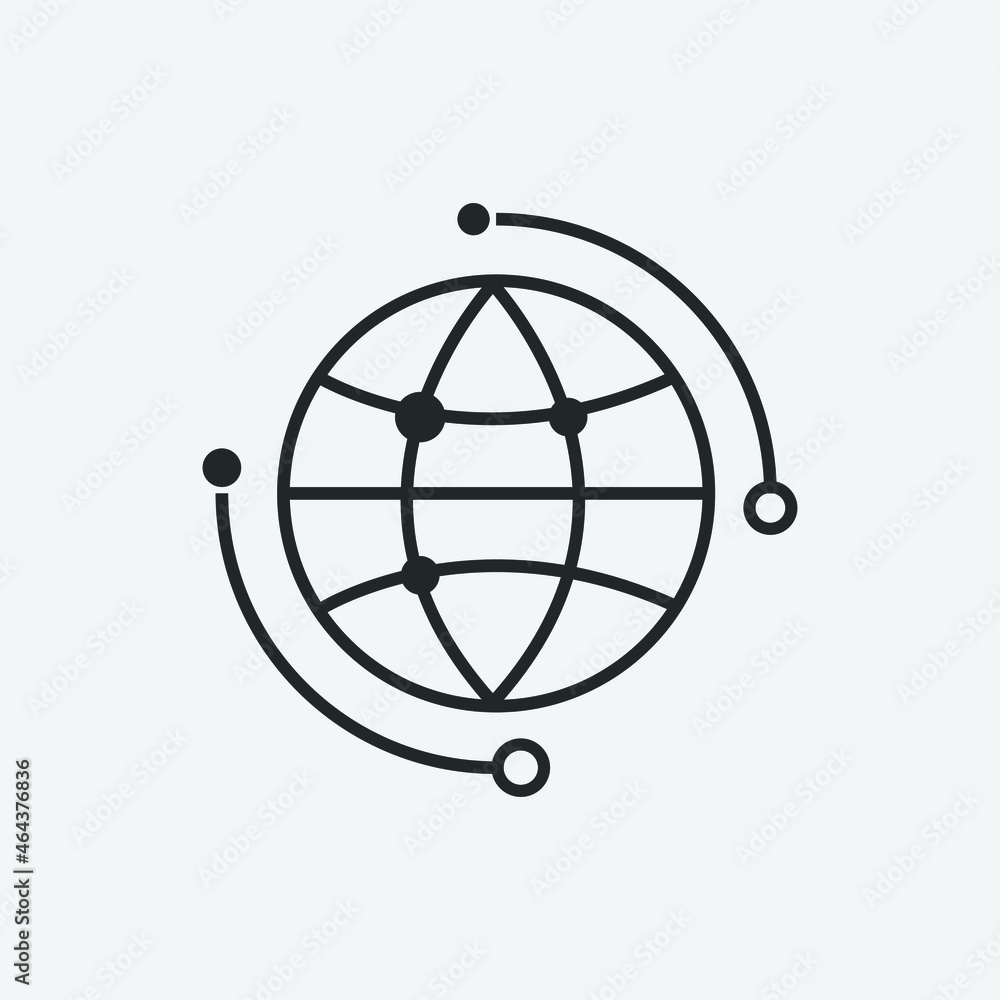 Big_data vector icon illustration sign Big_data vector icon illustration sign