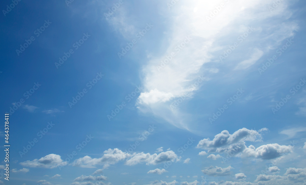 Blue sky background and white clouds soft focus Blue sky background and white clouds soft focus