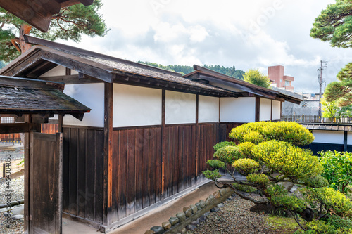 Outer wall of Takayama Jinya (encampment) in Gifu, Japan