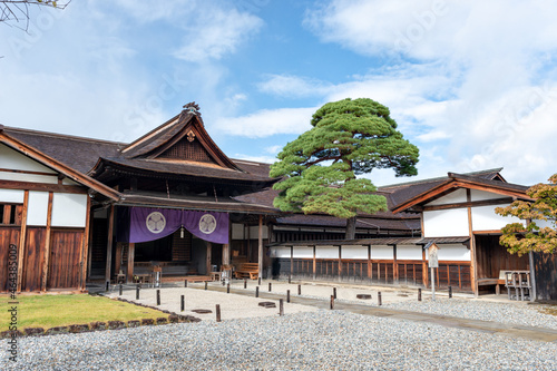 Obraz na płótnie Main building of Takayama Jinya (domain office) in Gifu prefecture, Japan w salonie