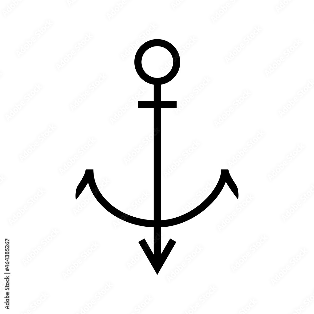 Anchor Icon Vector Anchor Icon Vector