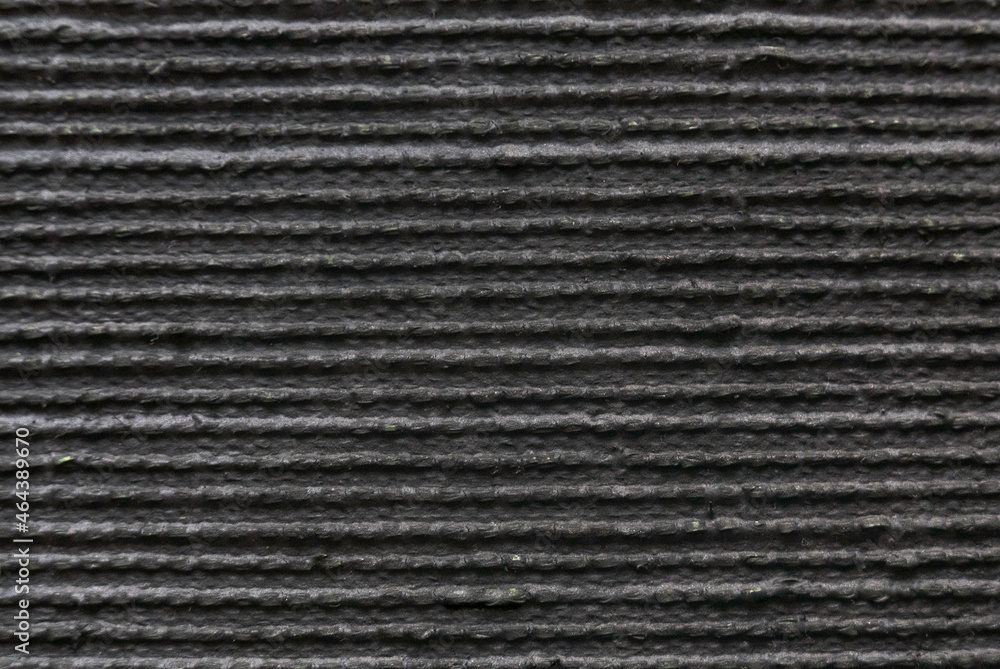 Horizontal line pattern of black plastic background and texture. Horizontal line pattern of black plastic background and texture.