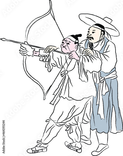 Korean art kim hong do 3